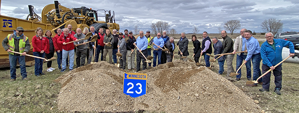 Photo: Hwy 23 groundbreaking.